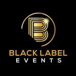 Hours Event & Wedding Services Black Events Label